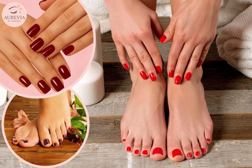 Semi-permanent mains OU pieds 