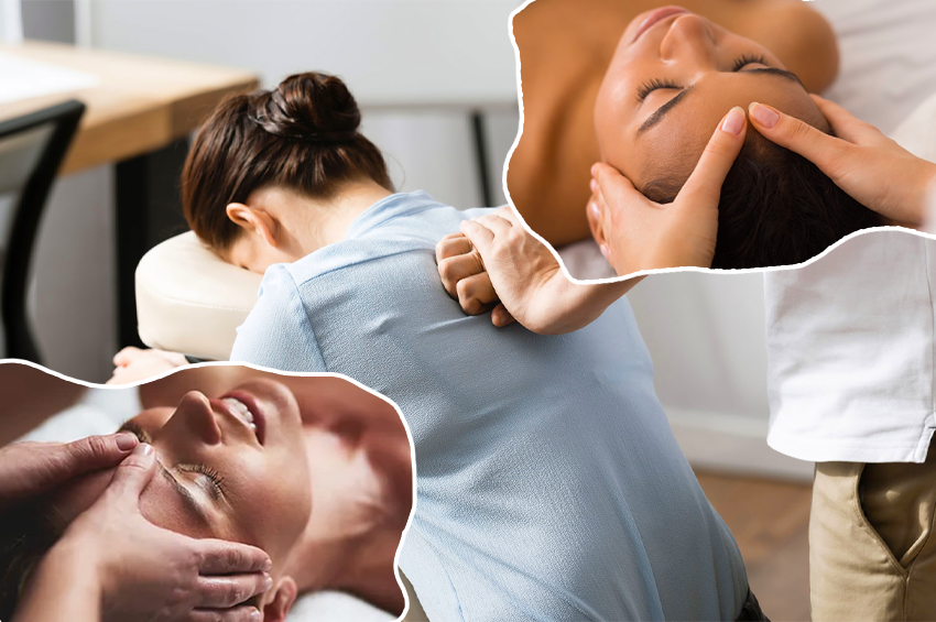 Massage Amma assis : dos et tête (1h)