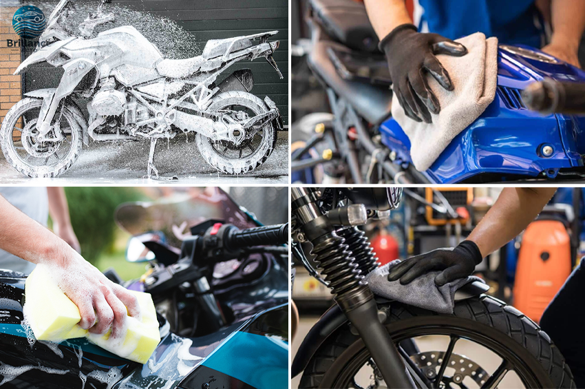 Lavage moto complet 