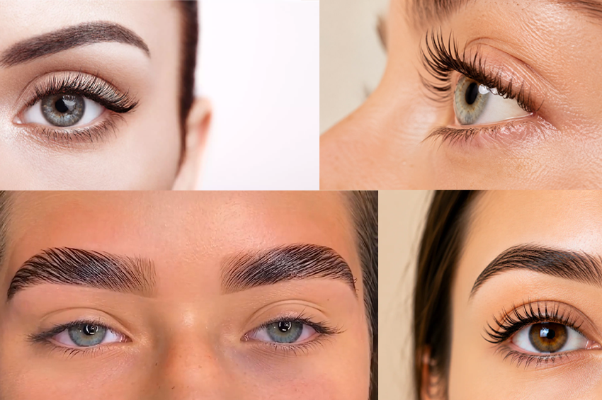 Brow lift et Lash lift avec teinture