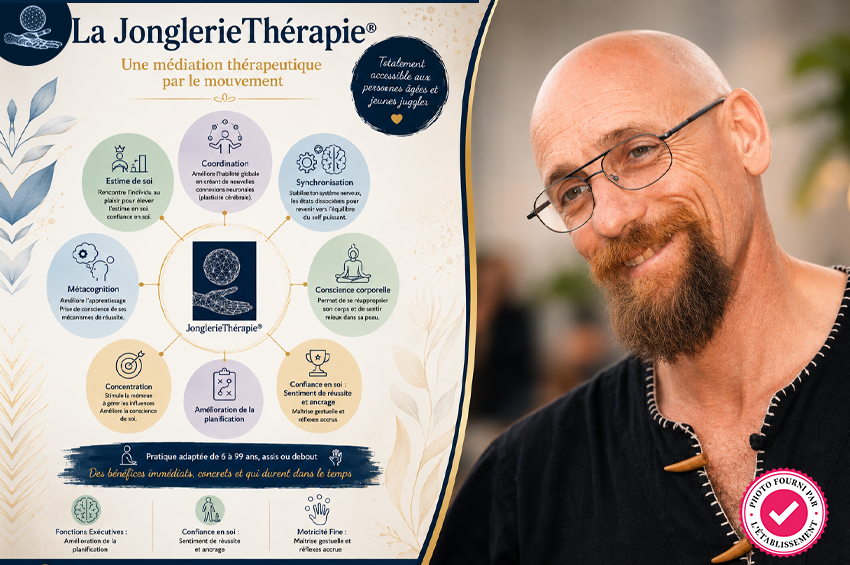 Séance de Jongleriethérapie® individuel (1h)
