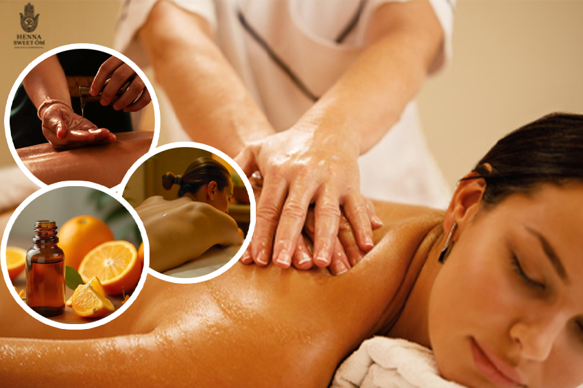 Massage anti-stress à l'huile d'orange douce (1h15)