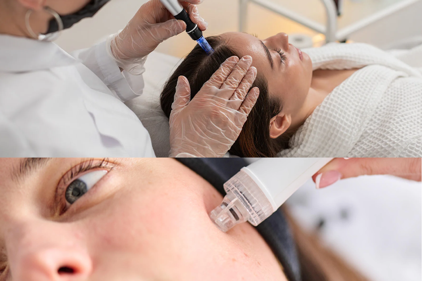 Needling esthétique & soin du visage à domicile (1h)