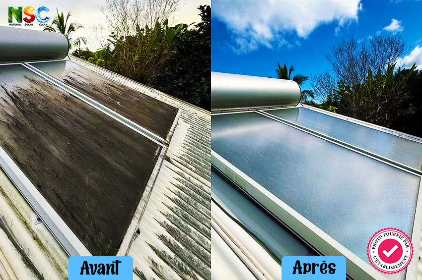 Nettoyage à l'eau pure des panneaux solaire : chauffes-eau et photovoltaïque