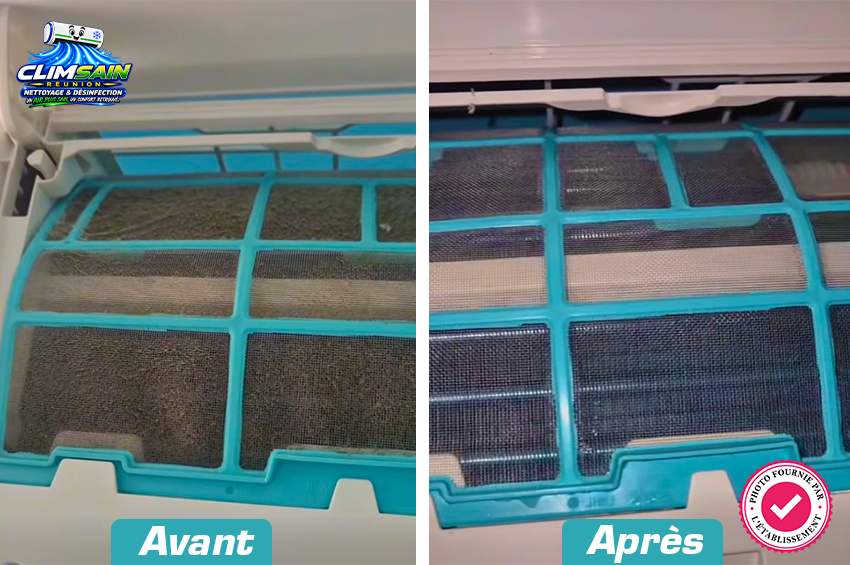 Nettoyage & désinfection complet de climatiseur (toute l’île)