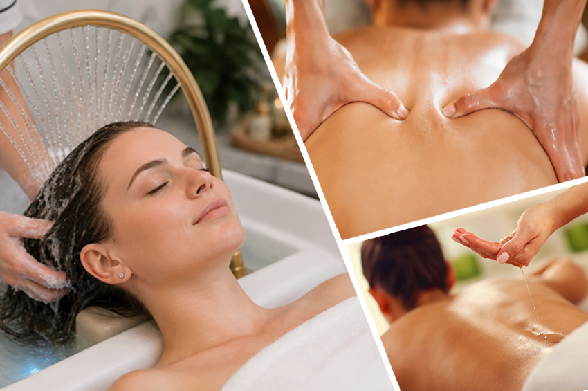 Head Spa et massage Abhyanga (1h45)